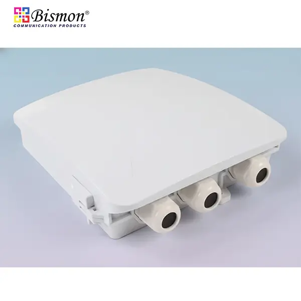 8 Core FTTH Distribution box Outdoor ABS (Support  1*8 PLC-Splitter)